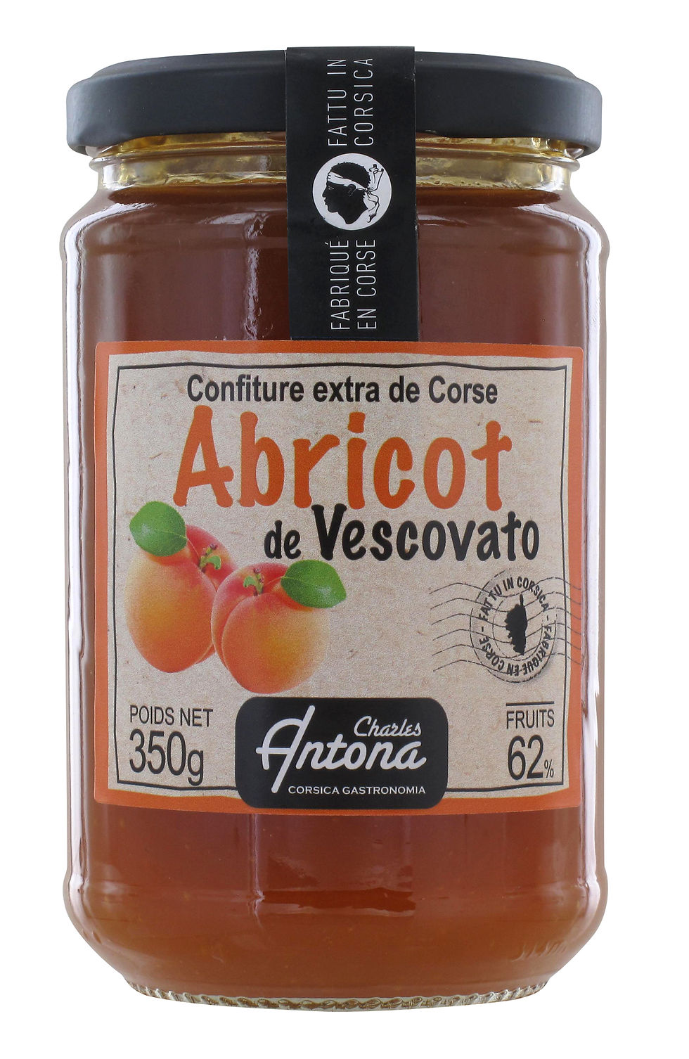 Confiture d'abricot 350g