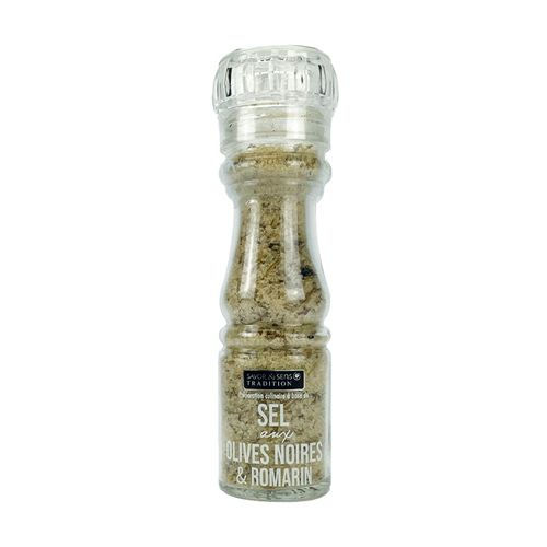 SEL aux olives noires et romarin 115g
