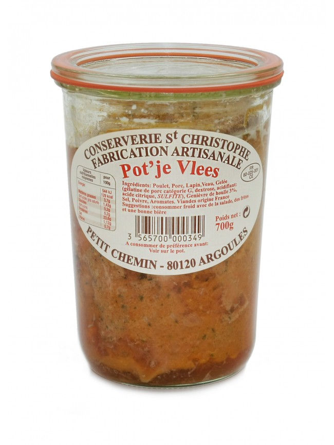 POT'JE Vlees au geniévre 700g