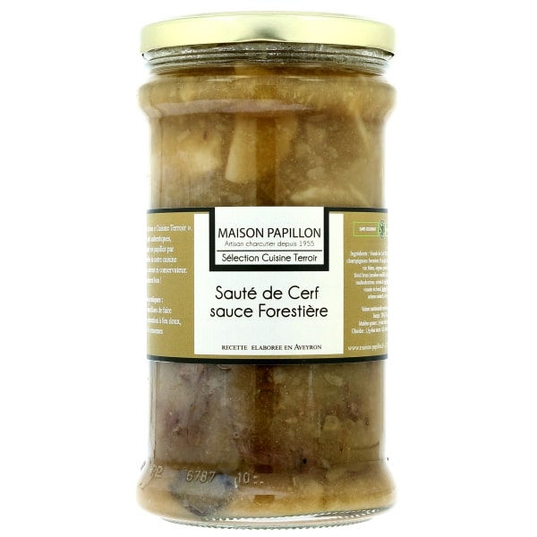 Sauté de cerf sauce forestiére 760g