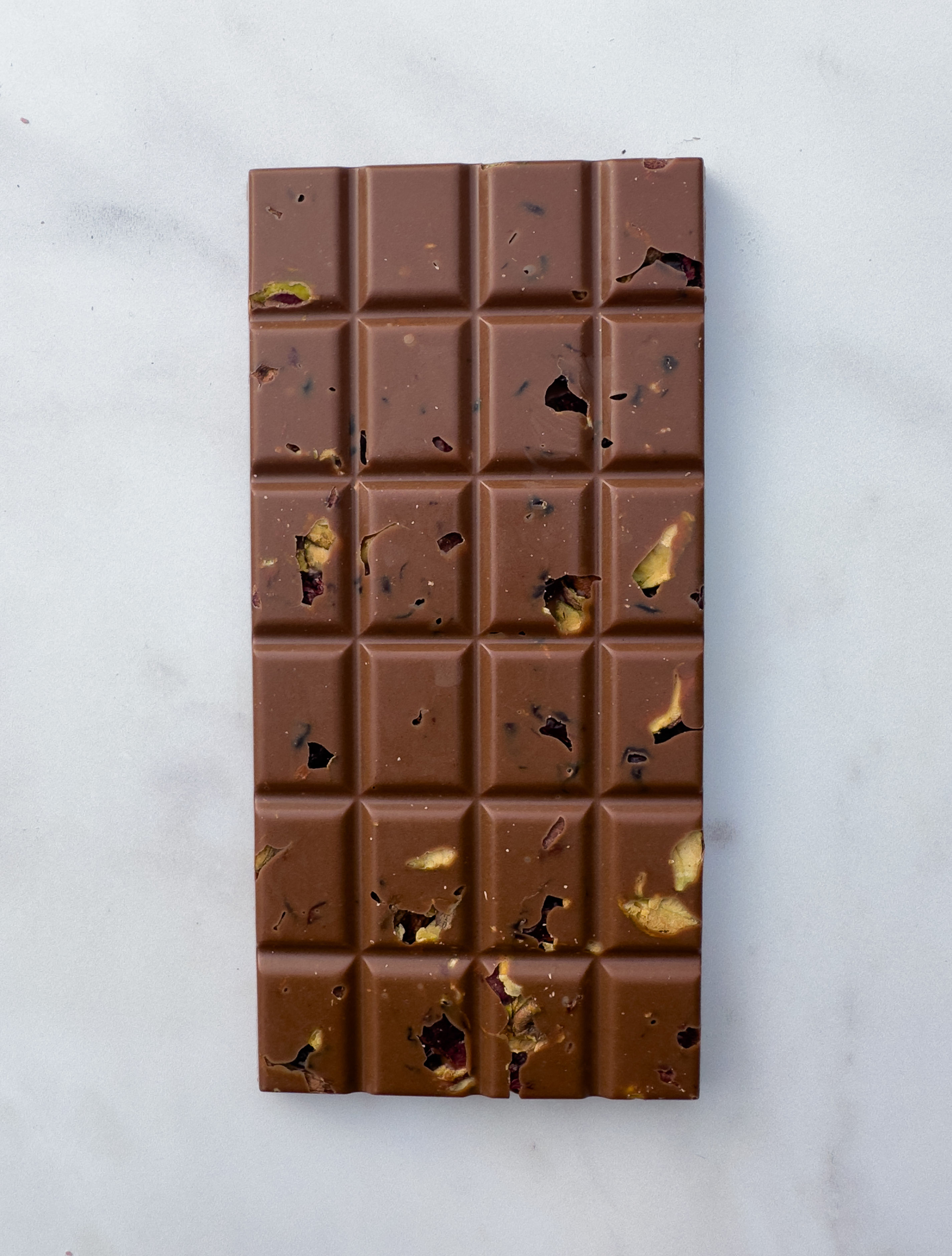 Pistachio & Cranberry Milk Chocolate Bar