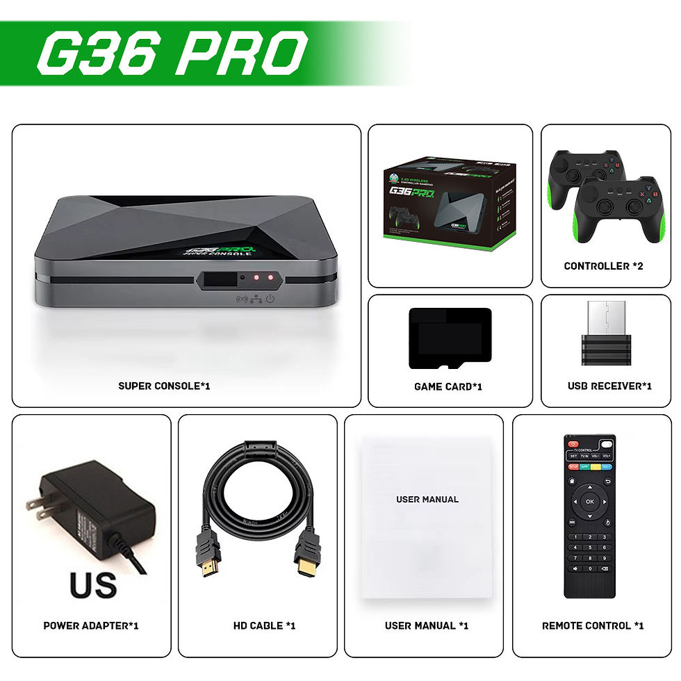Miniatura: G36 PRO Game Console TV Set-top Box 4K Dual System Wireless G11pro Home Game Con