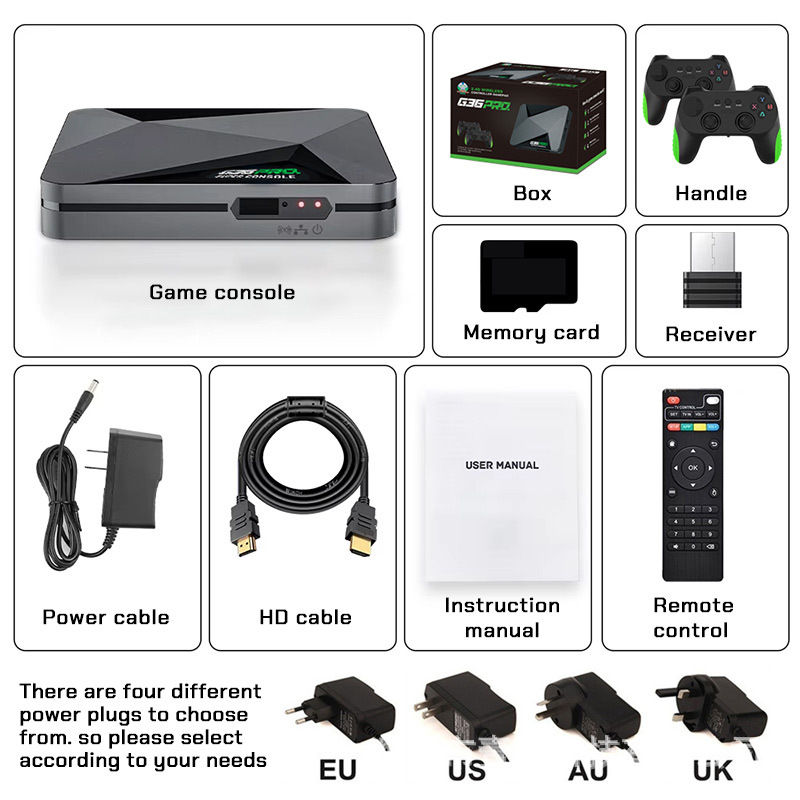 Miniatura: G36 PRO Game Console TV Set-top Box 4K Dual System Wireless G11pro Home Game Con
