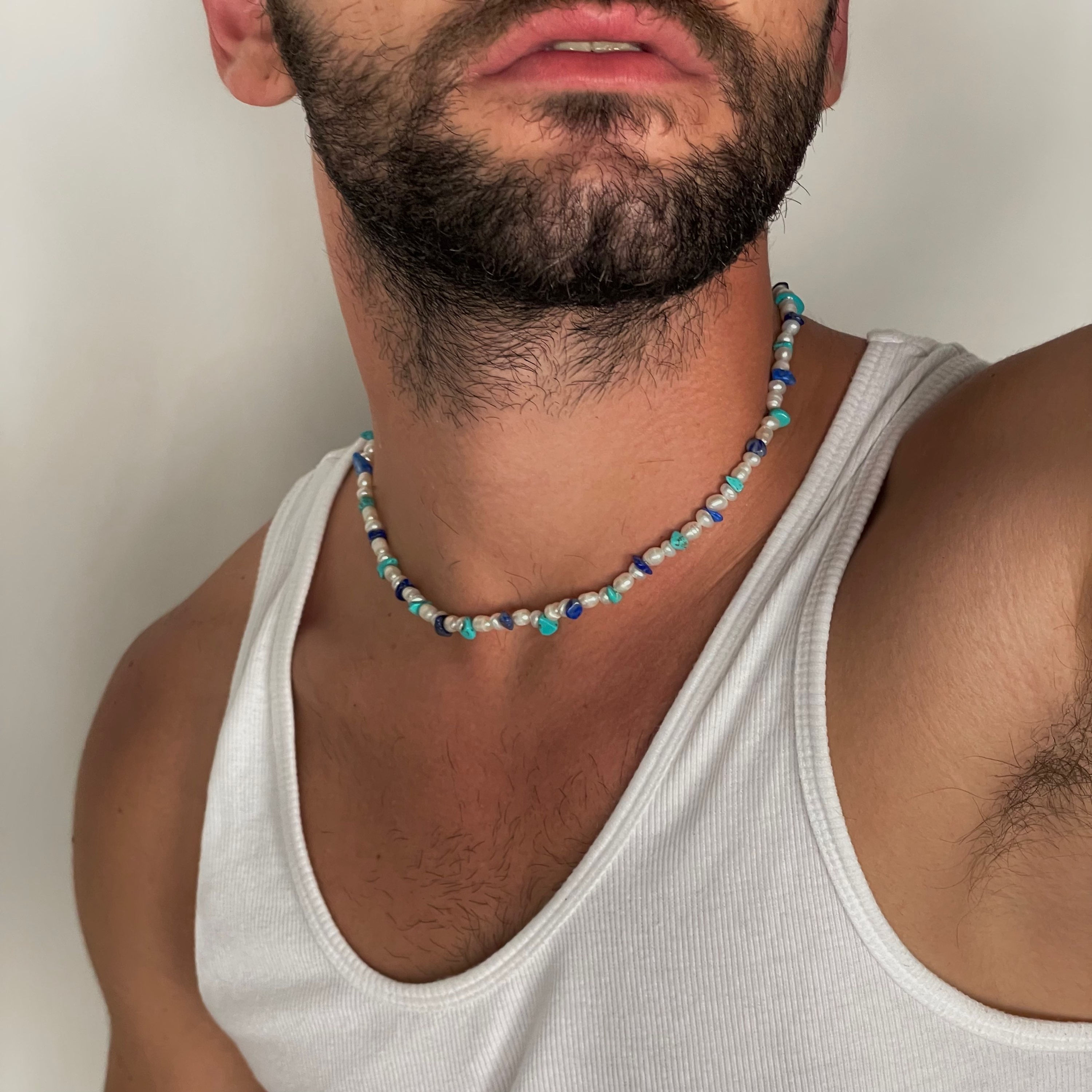 Blue perles