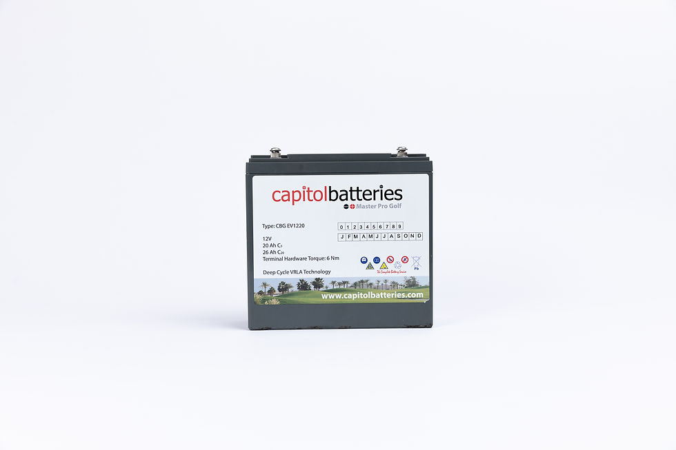 Thumbnail: Capitol Master Pro-Golf battery CBG EV 1220