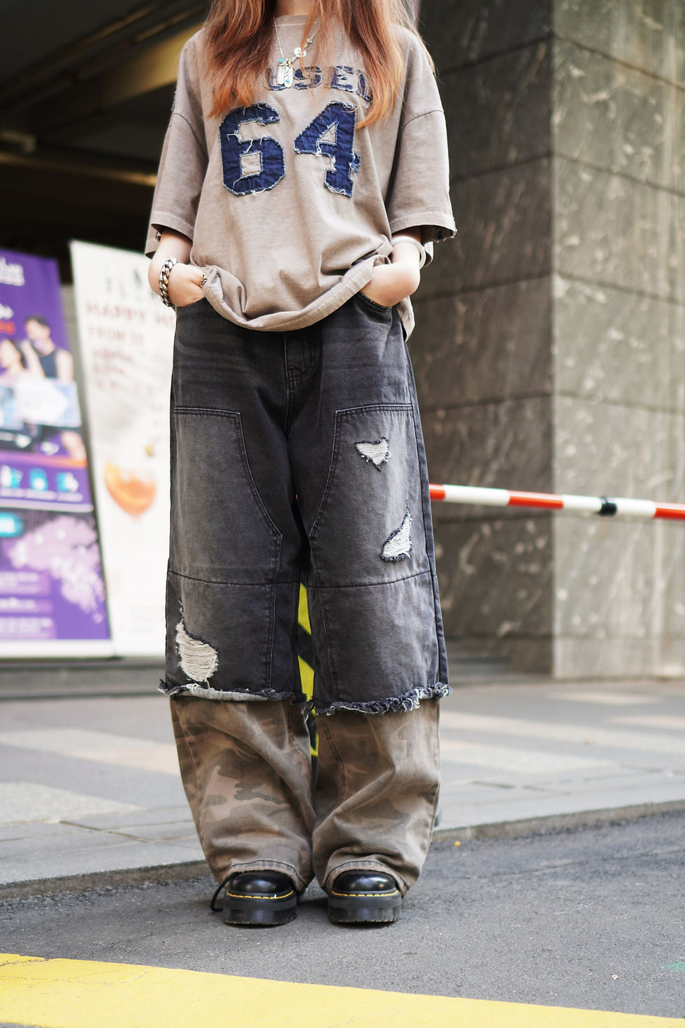 縮圖：Patchwork Denim Jeans