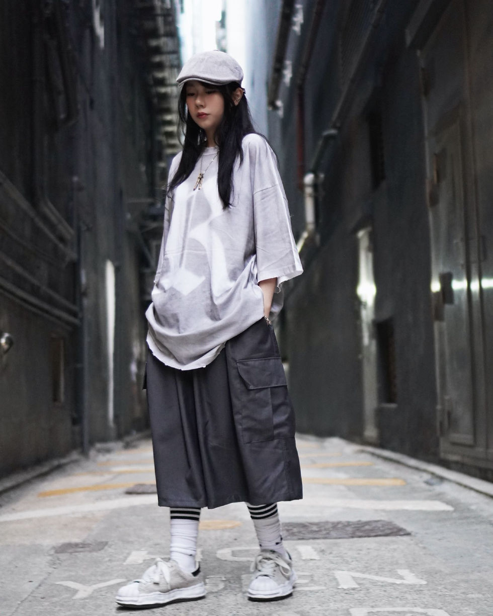 Thumbnail: 側袋滑面七分西褲