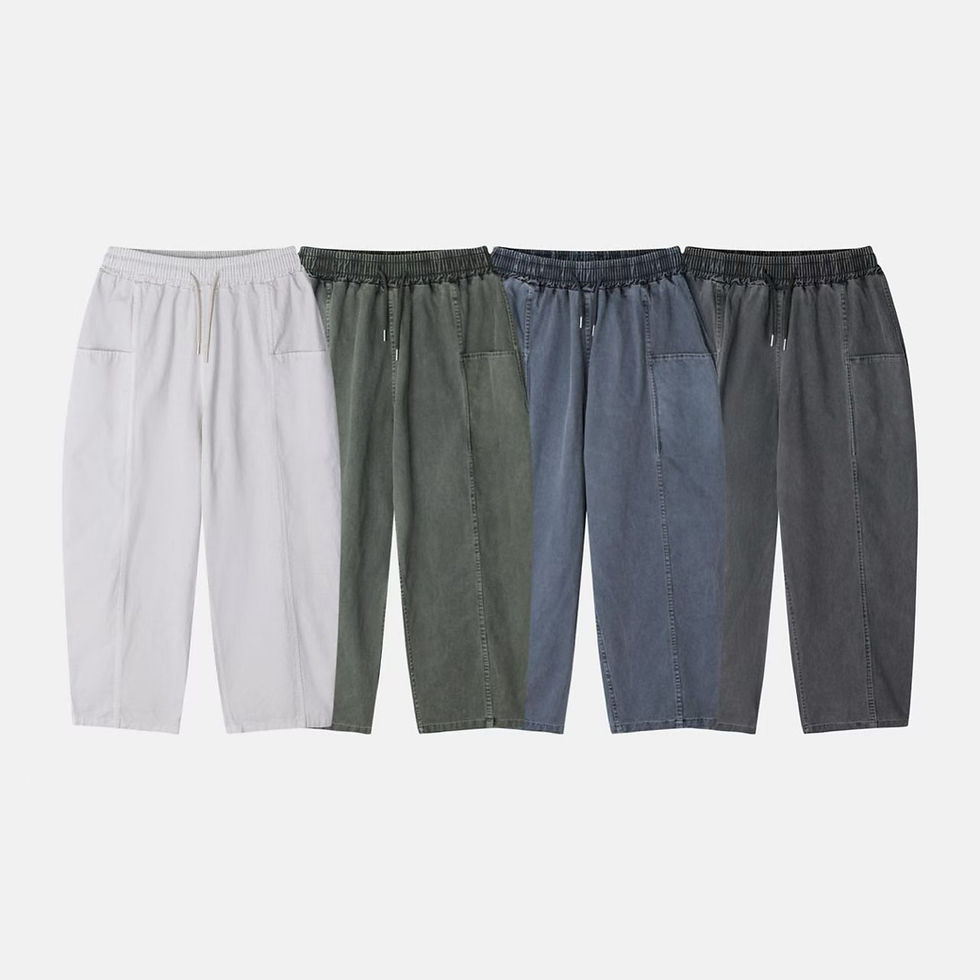 縮圖：切線九分氣球褲