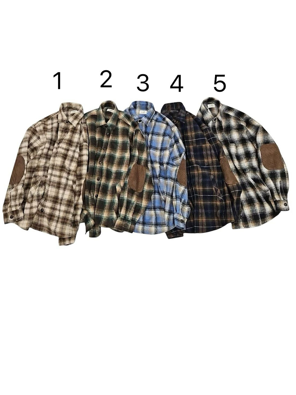 縮圖：Patchwork checkered shirt