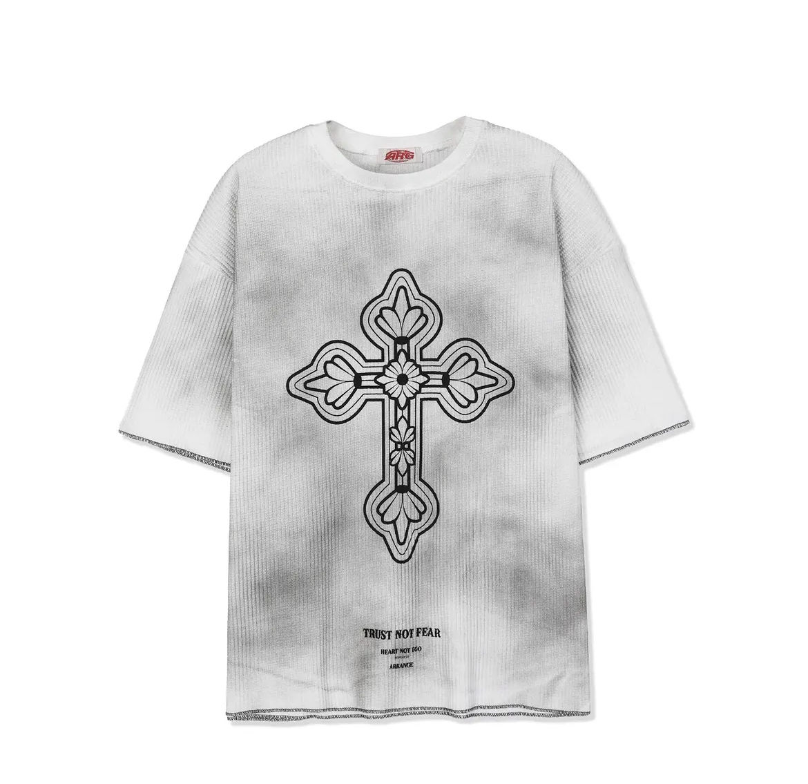 針織print tee