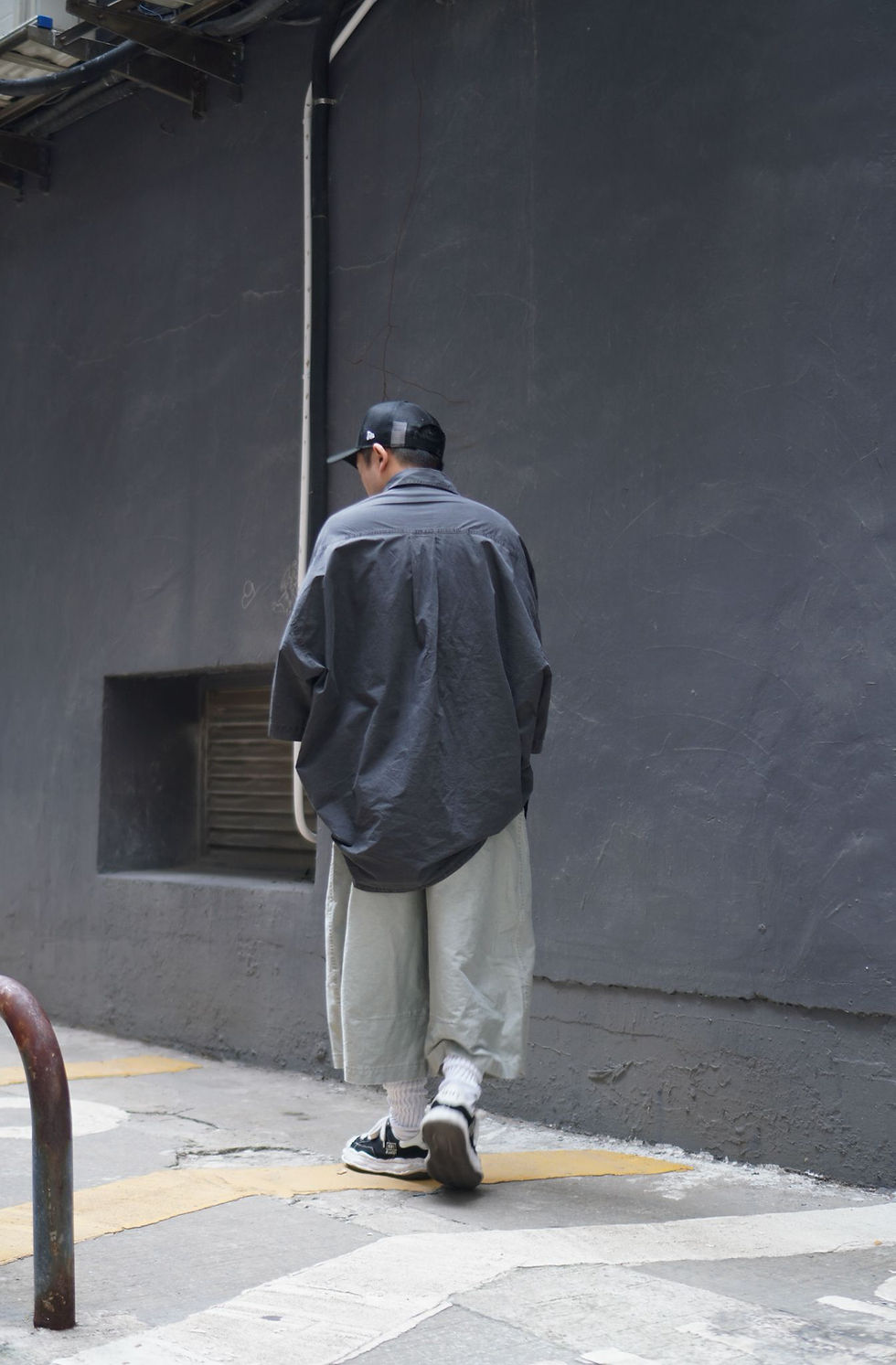 縮圖：洗水明線7分短褲