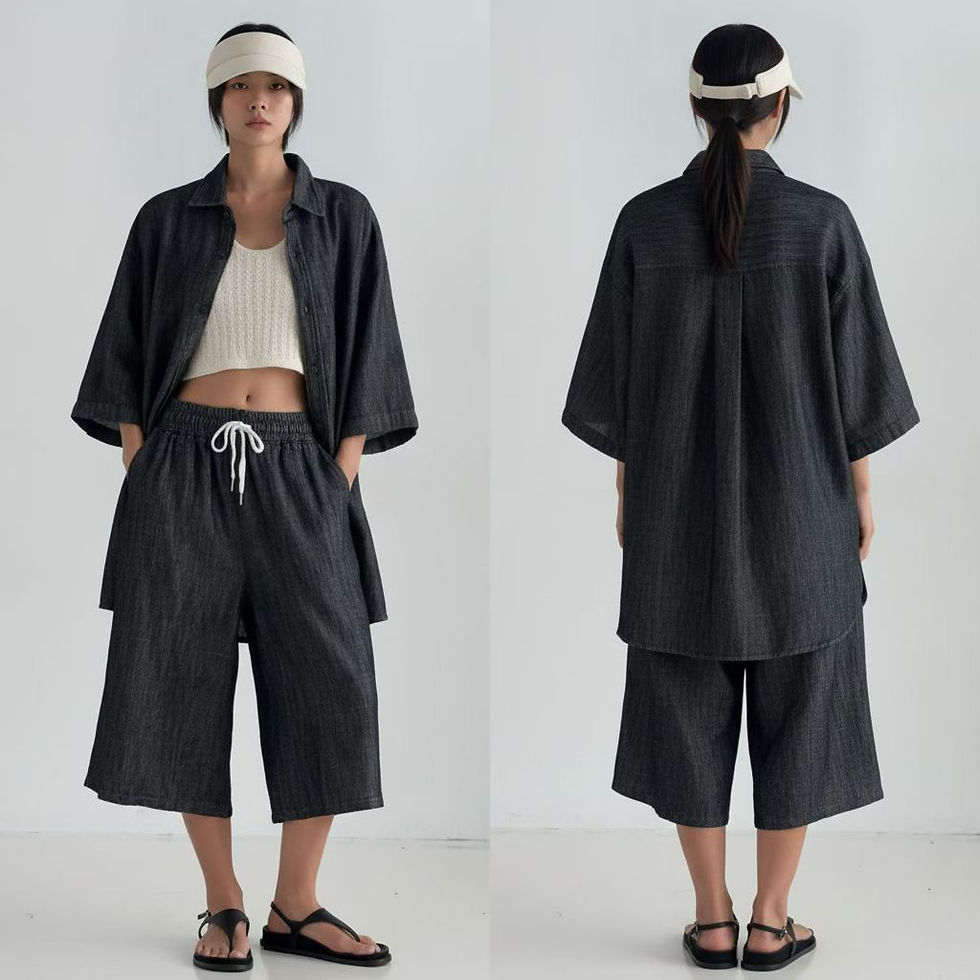 縮圖：原色牛仔pocket shirt