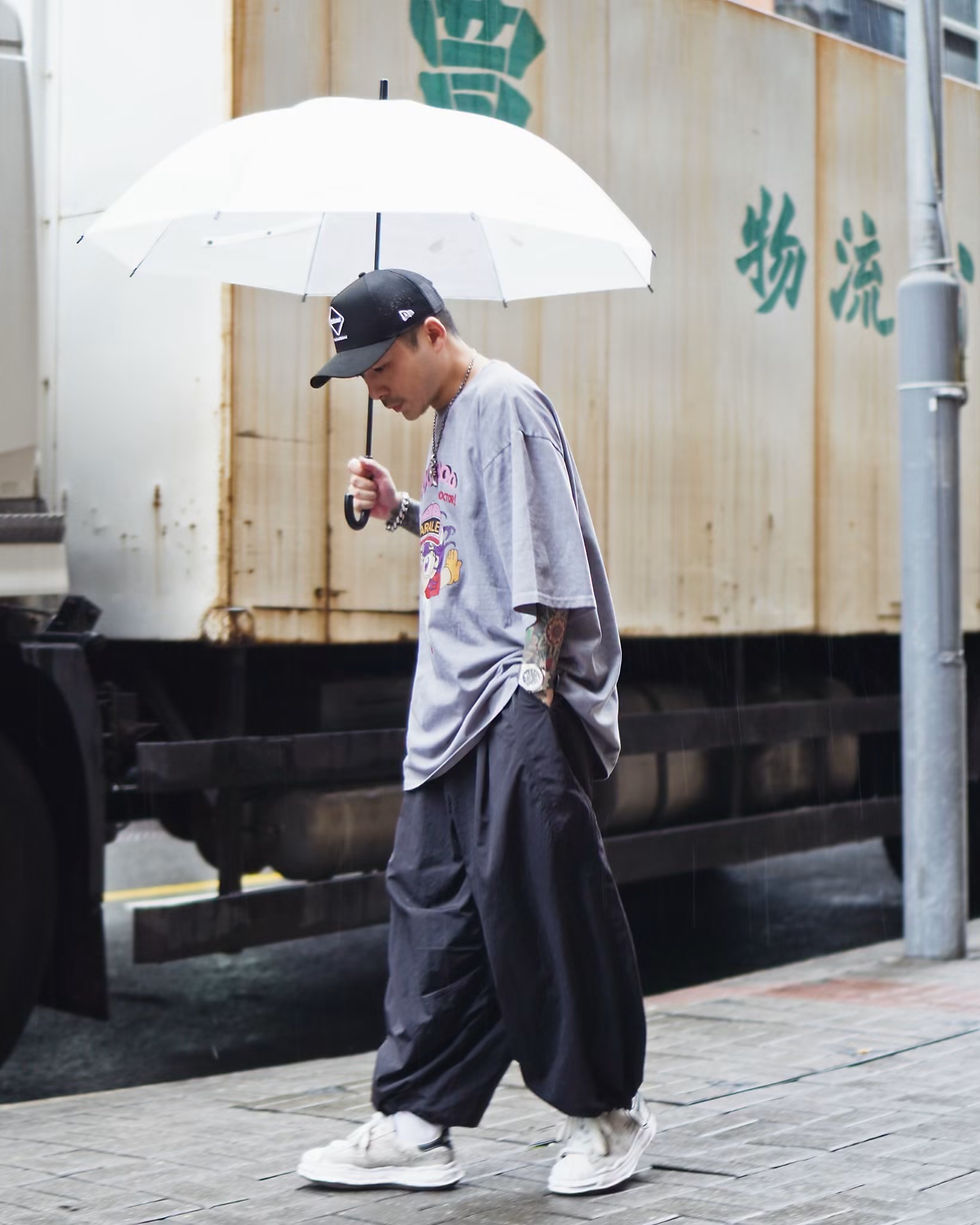 縮圖：Oversized print tee