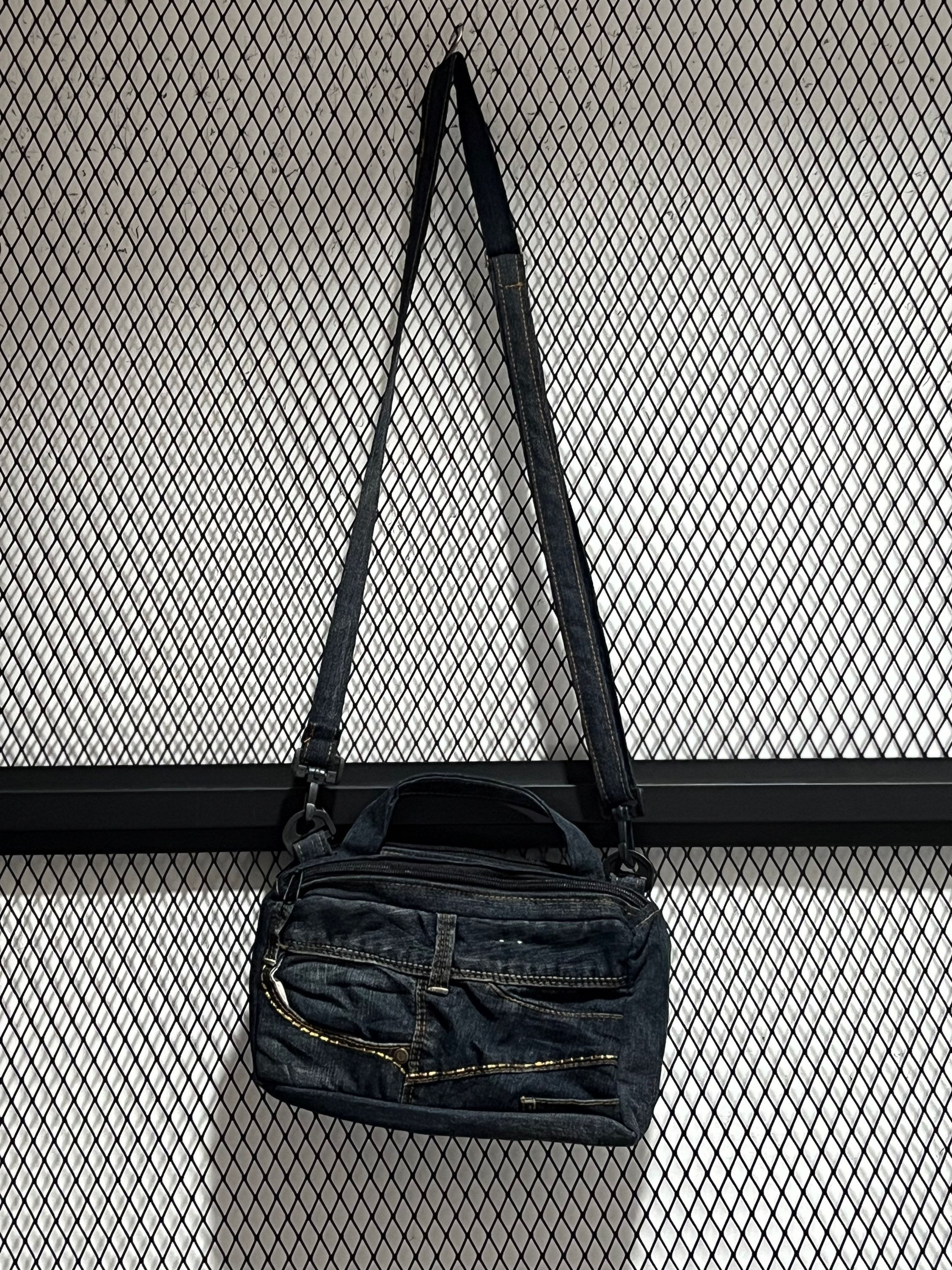 雙面denim small shoulder bag