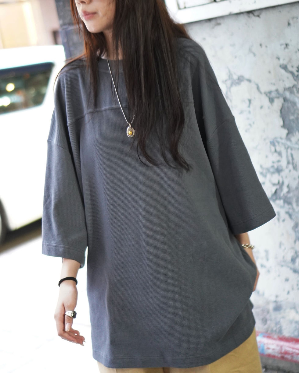 Thumbnail: 垂感針織oversized tee