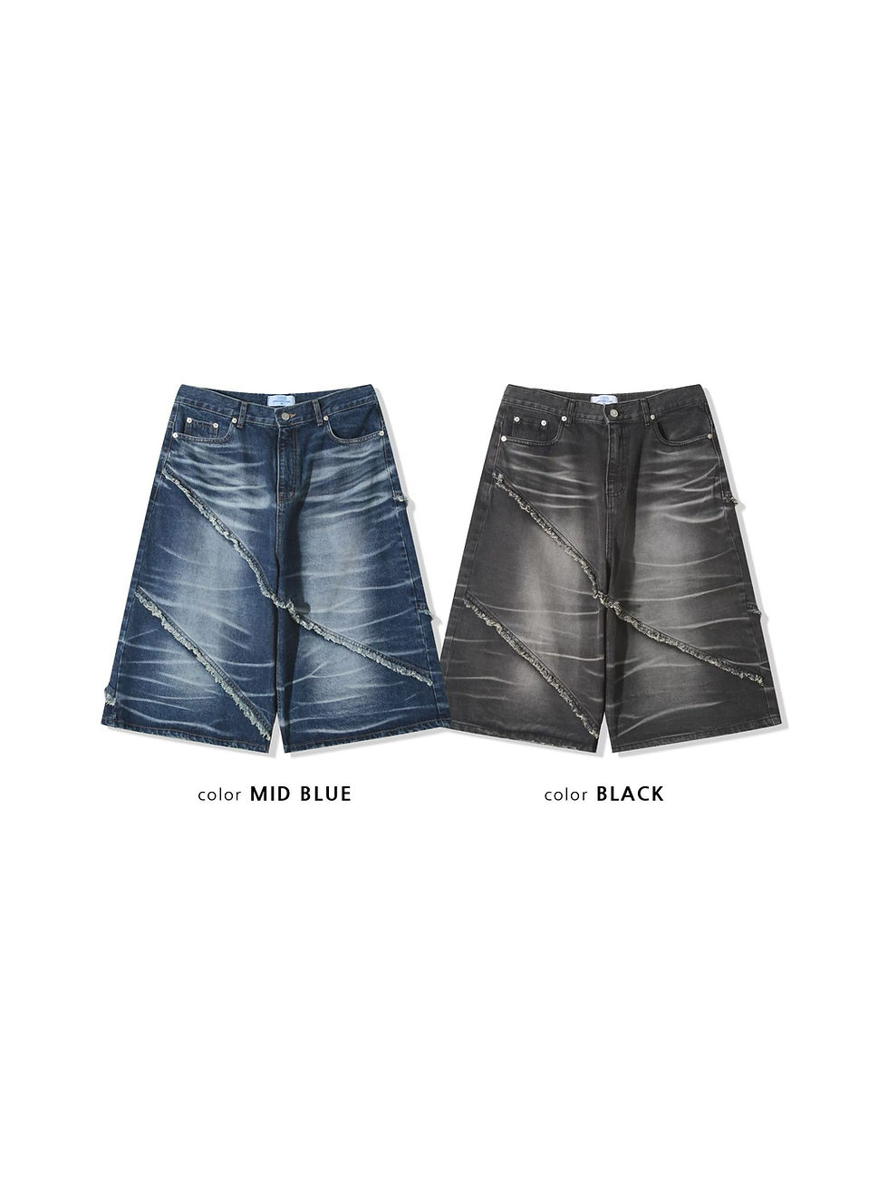 縮圖：毛邊重洗水jorts
