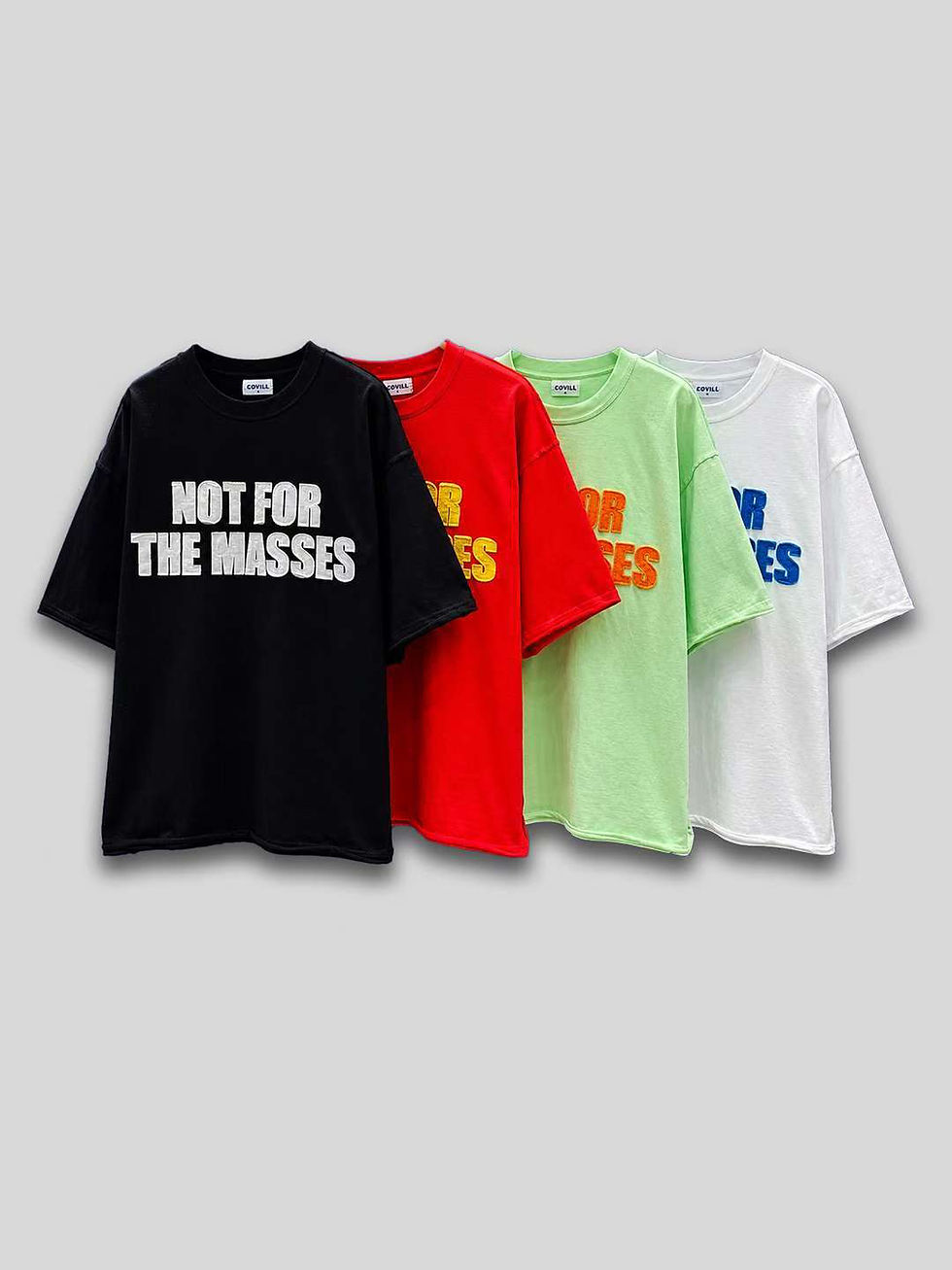 縮圖：重磅卷邊Not for the masses tee