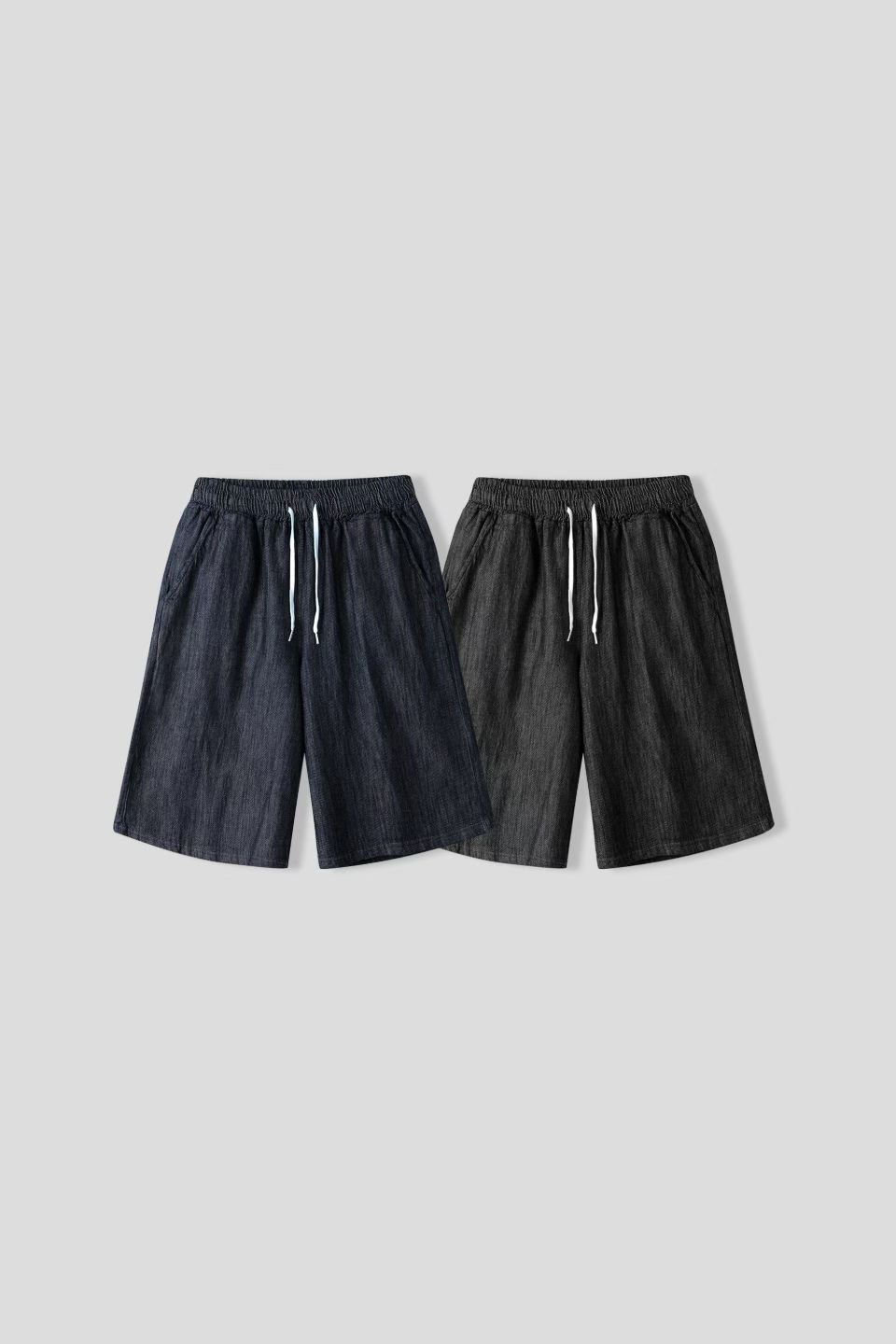 縮圖：原色牛仔6分短褲