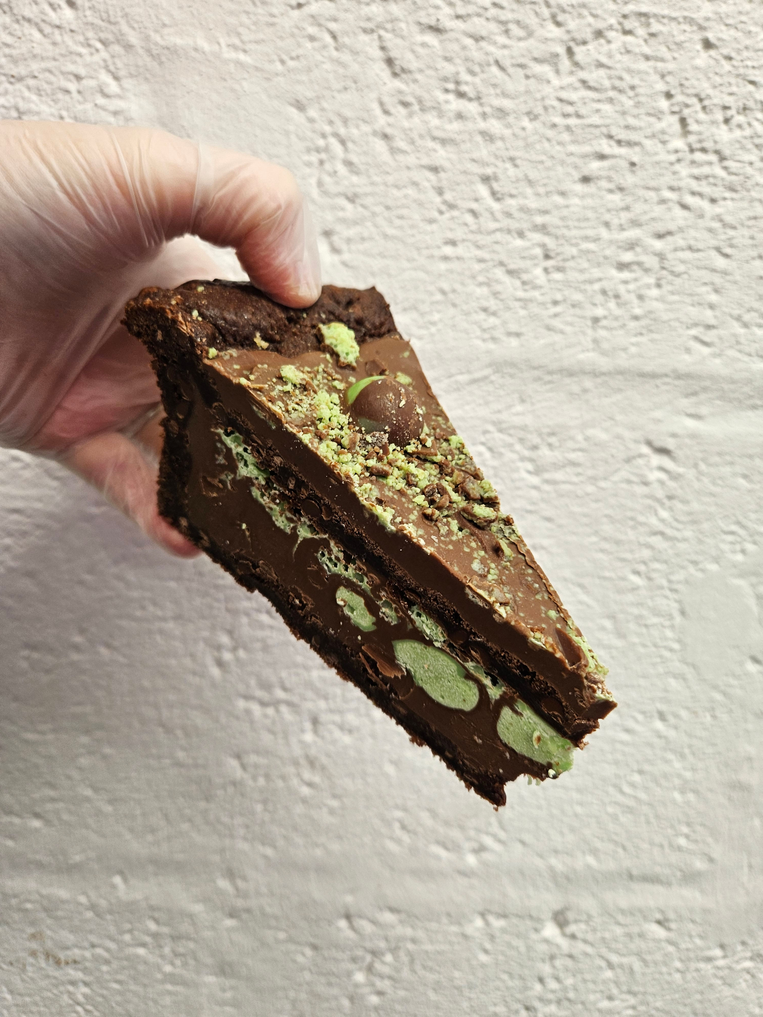 Mint Aero Cookie Pie