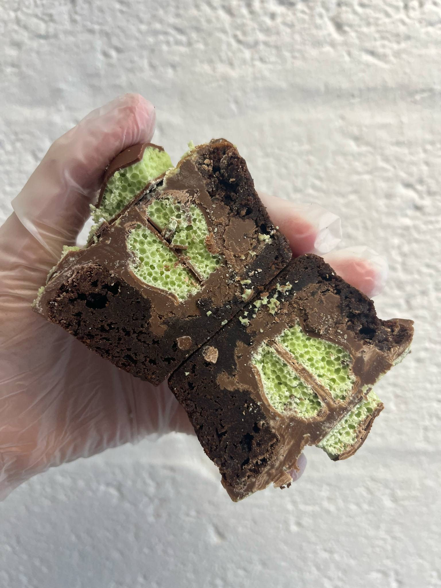 Mint Aero Brownie Muffin