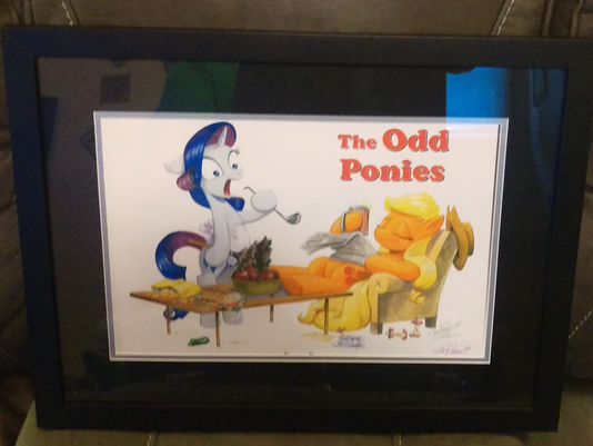 Rafael Navarro's Original Artwork Collection Framed by ECC Frames