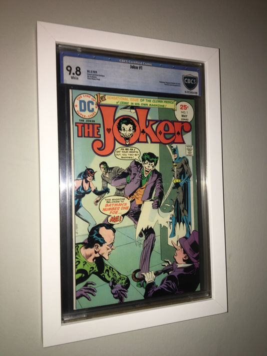 CBCS Graded Joker Comic Framed by ECC Frames