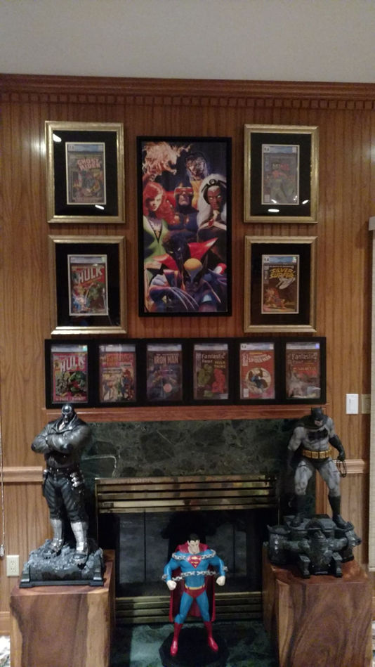 CGC Comic Collection Framed by ECC Frames
