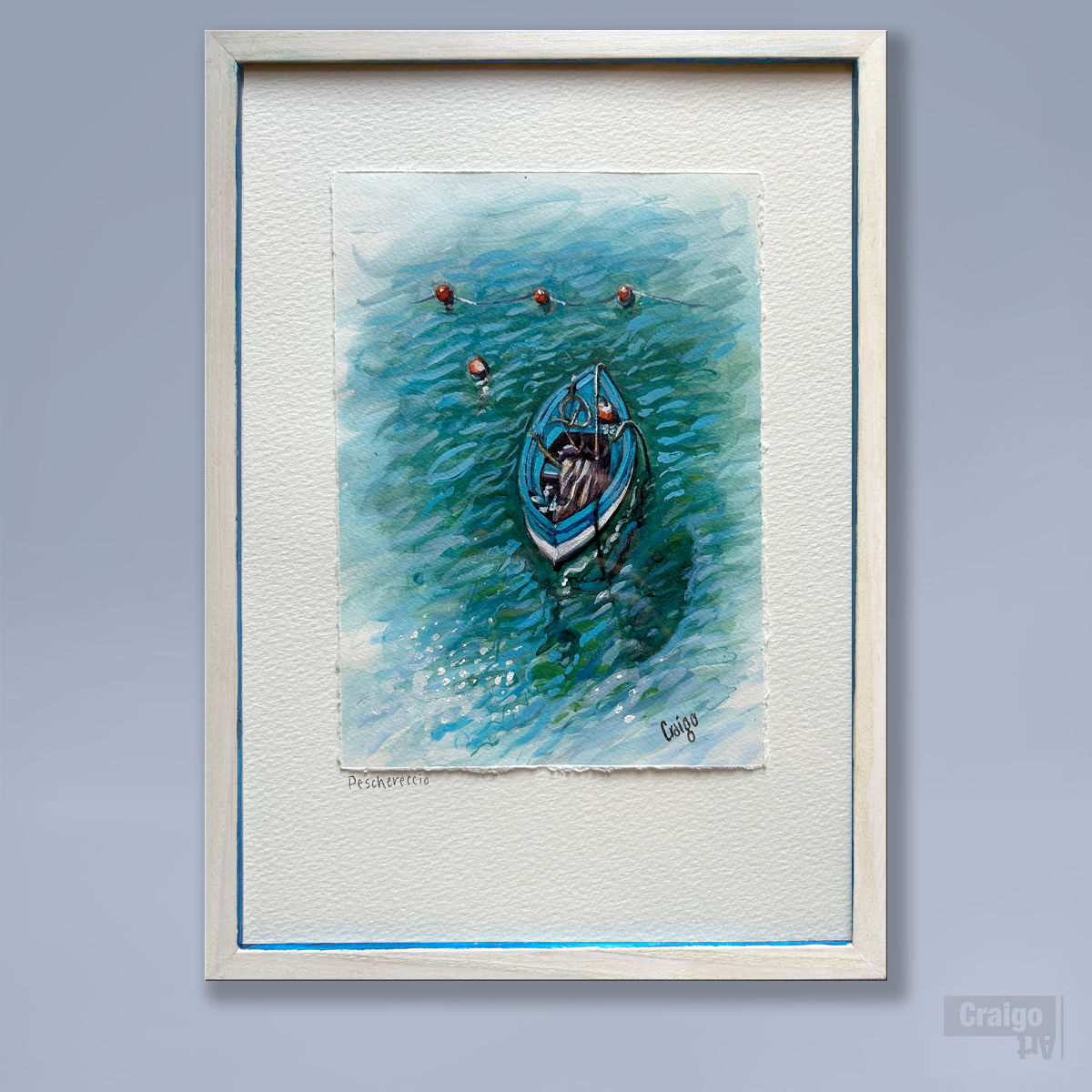'Peschereccio’ Watercolour