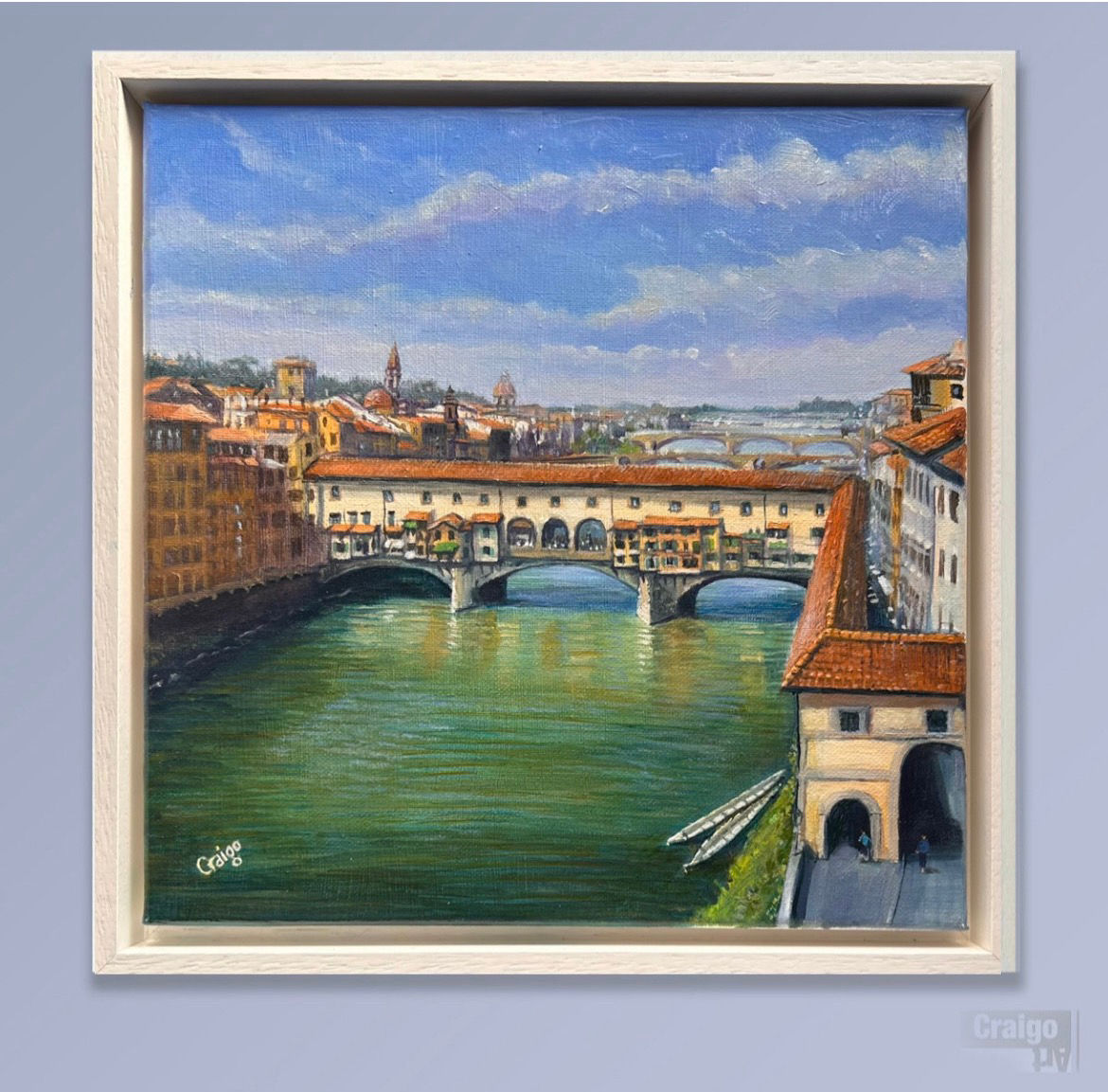 “Towards Ponte Vecchio From The Uffizi’