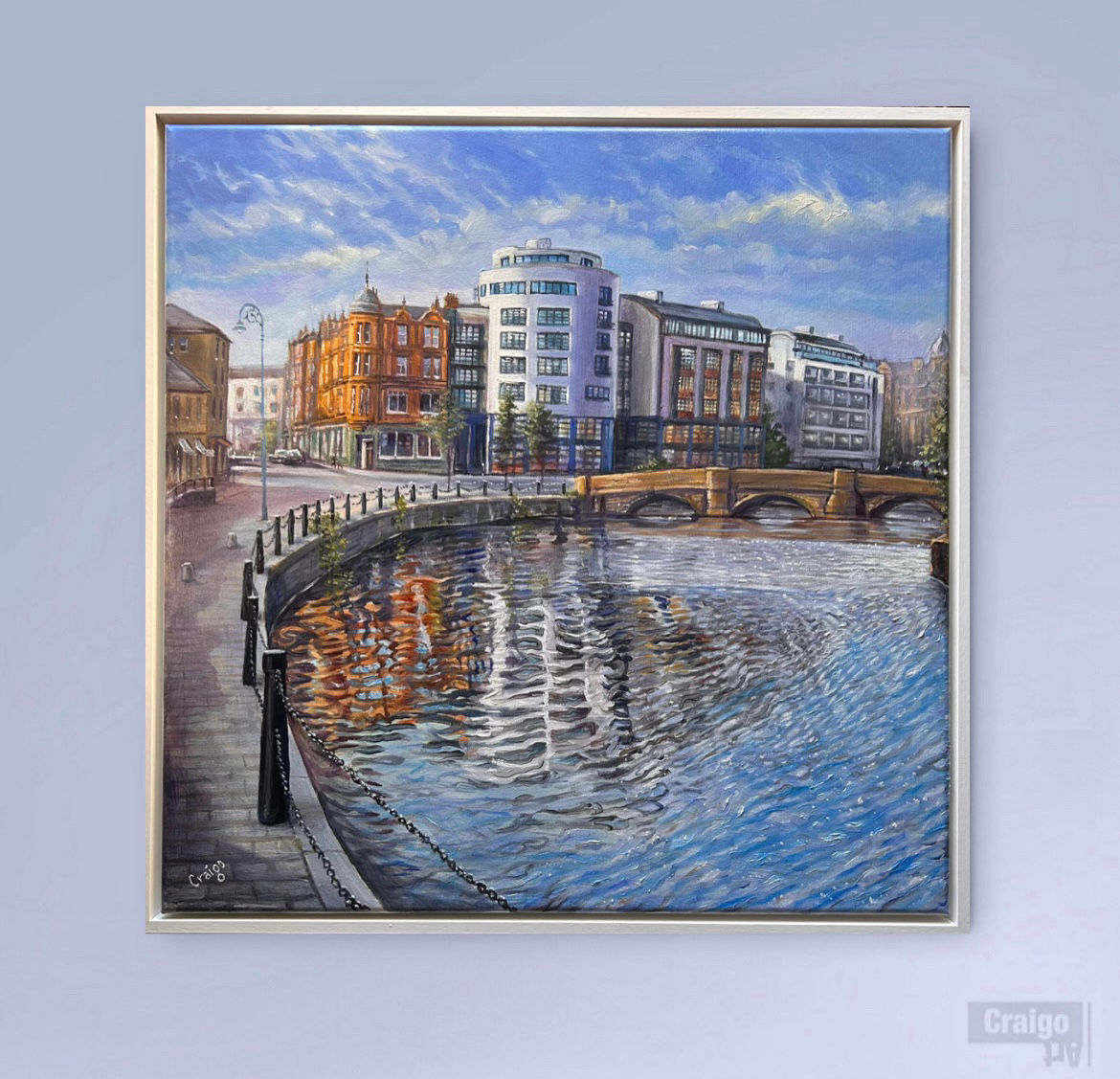 ‘Leith Shore, Early Morning’