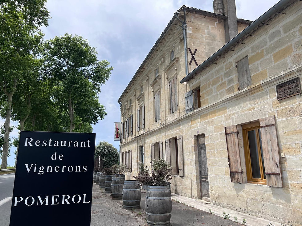 kosher restaurant Pomerol entrance