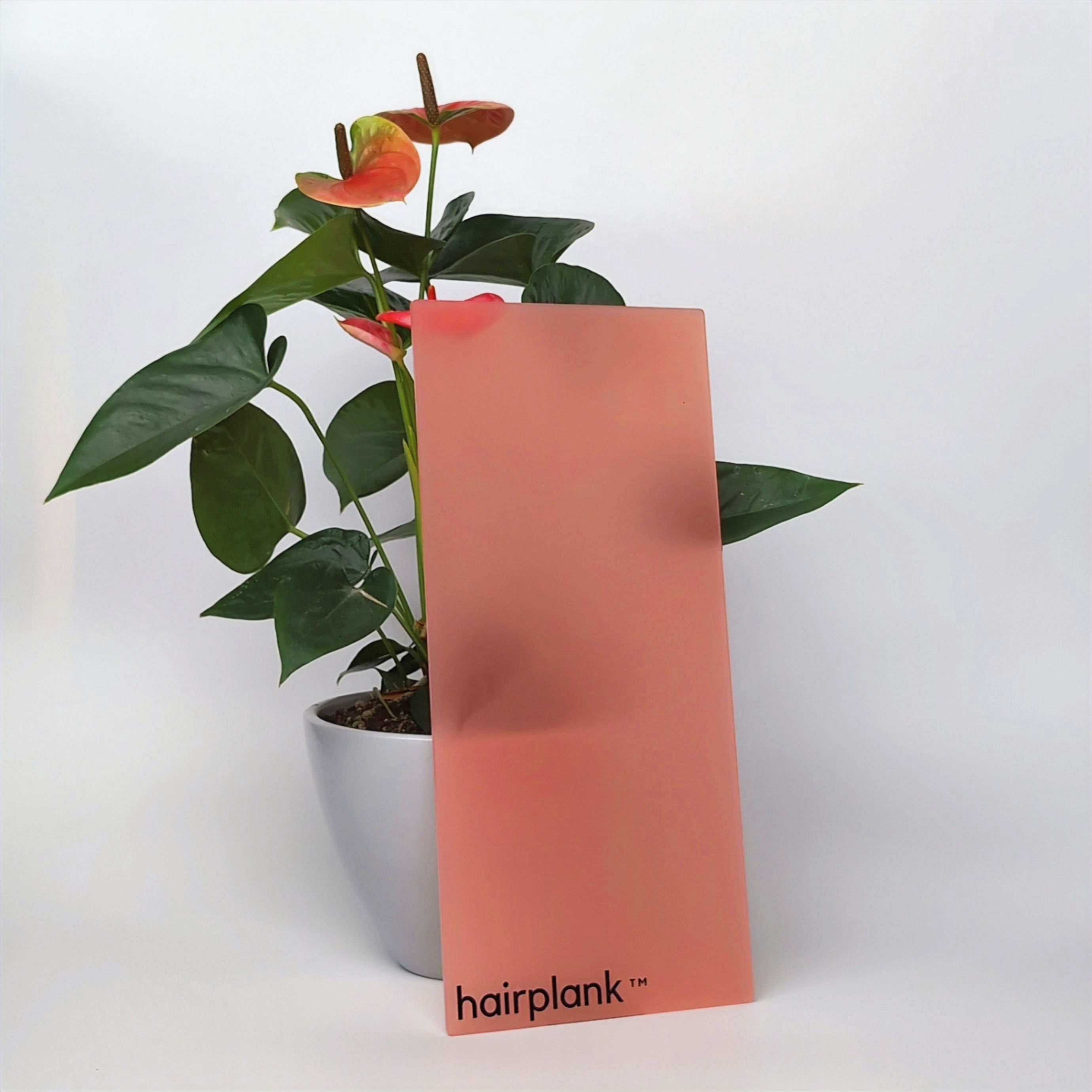 medium long extra wide balayage board in frosted pink acrylic