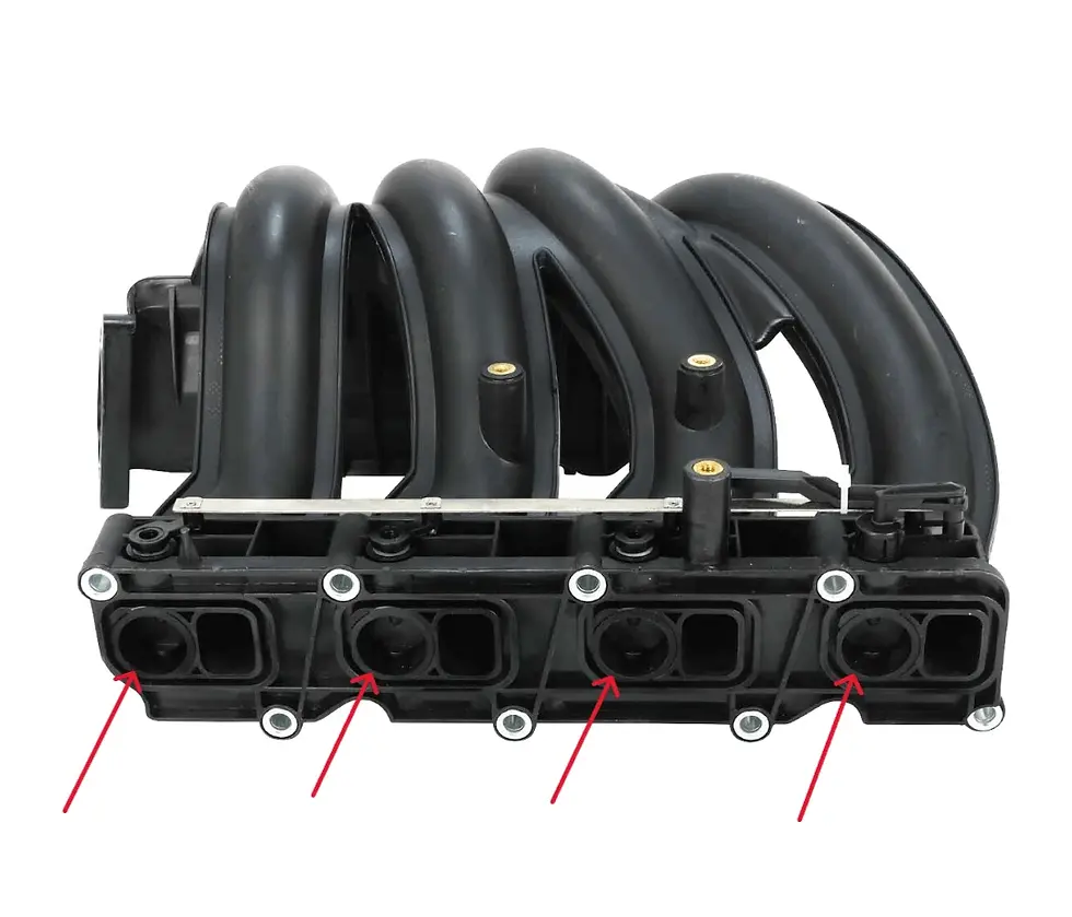 Mercedes W203 W209 W211 200CDI / 220CDI Throttle Valve Bypass Ремонтен Комплект – 4 части