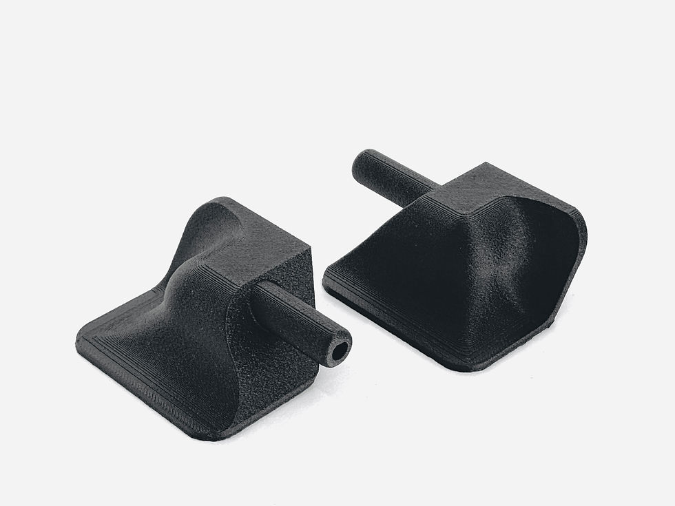 Thumbnail: BMW E87 Rear Parcel Shelf Load Covers Left And Right Repair Kit, Black 165941 10