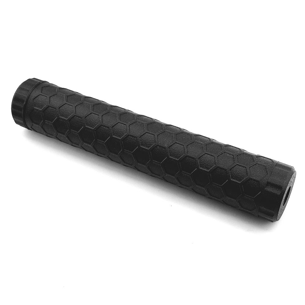 Airsoft Заглушител с Хексагонален Дизайн – 194 мм, 14mm CCW Резба