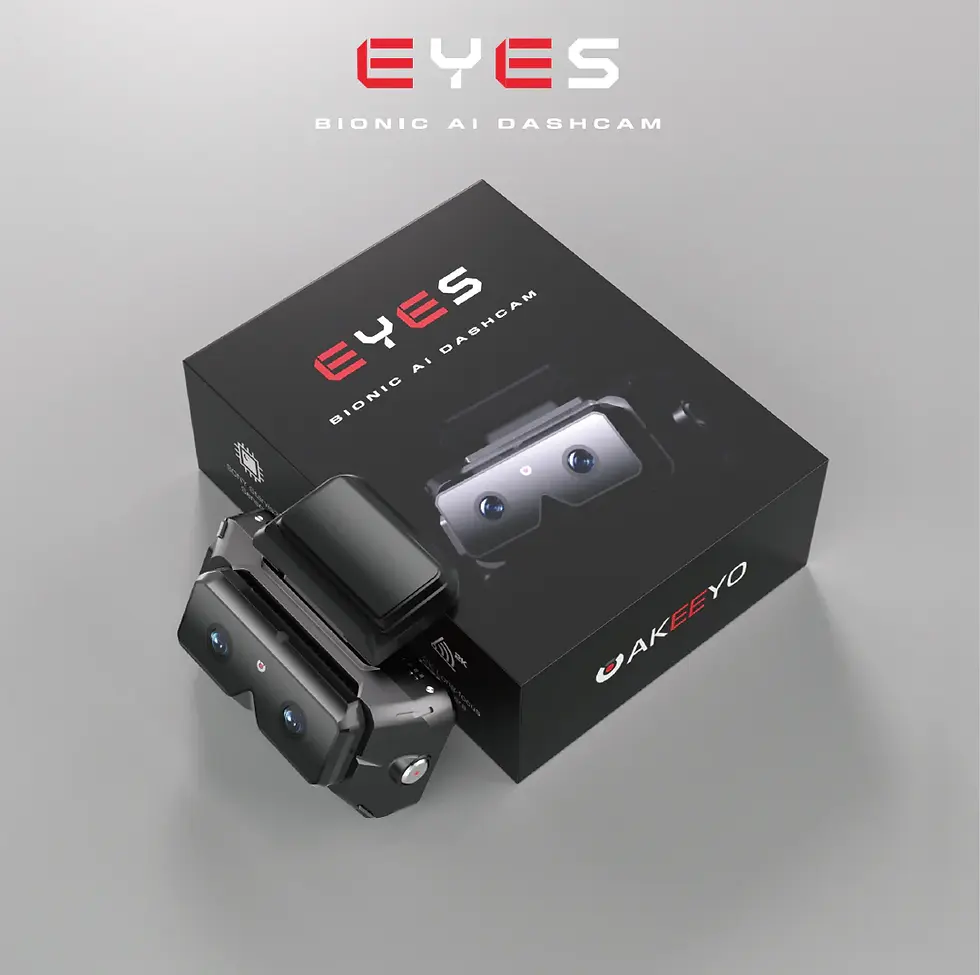 AKY EYES Bionic Front and Rear Dashcam with 128GB SD CARD | AKEEYO 