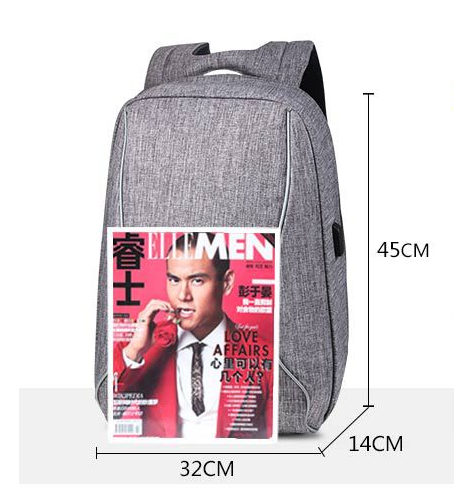Thumbnail: Anti-Theft Laptop Travel Backpack (Dual Shoulder)