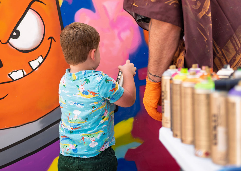 Young Artist at KnoxWalls Murals & Music Festival