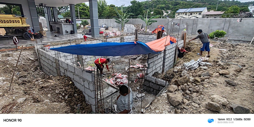 Swimming pool construction project in Brgy. May-Iba Teresa Rizal