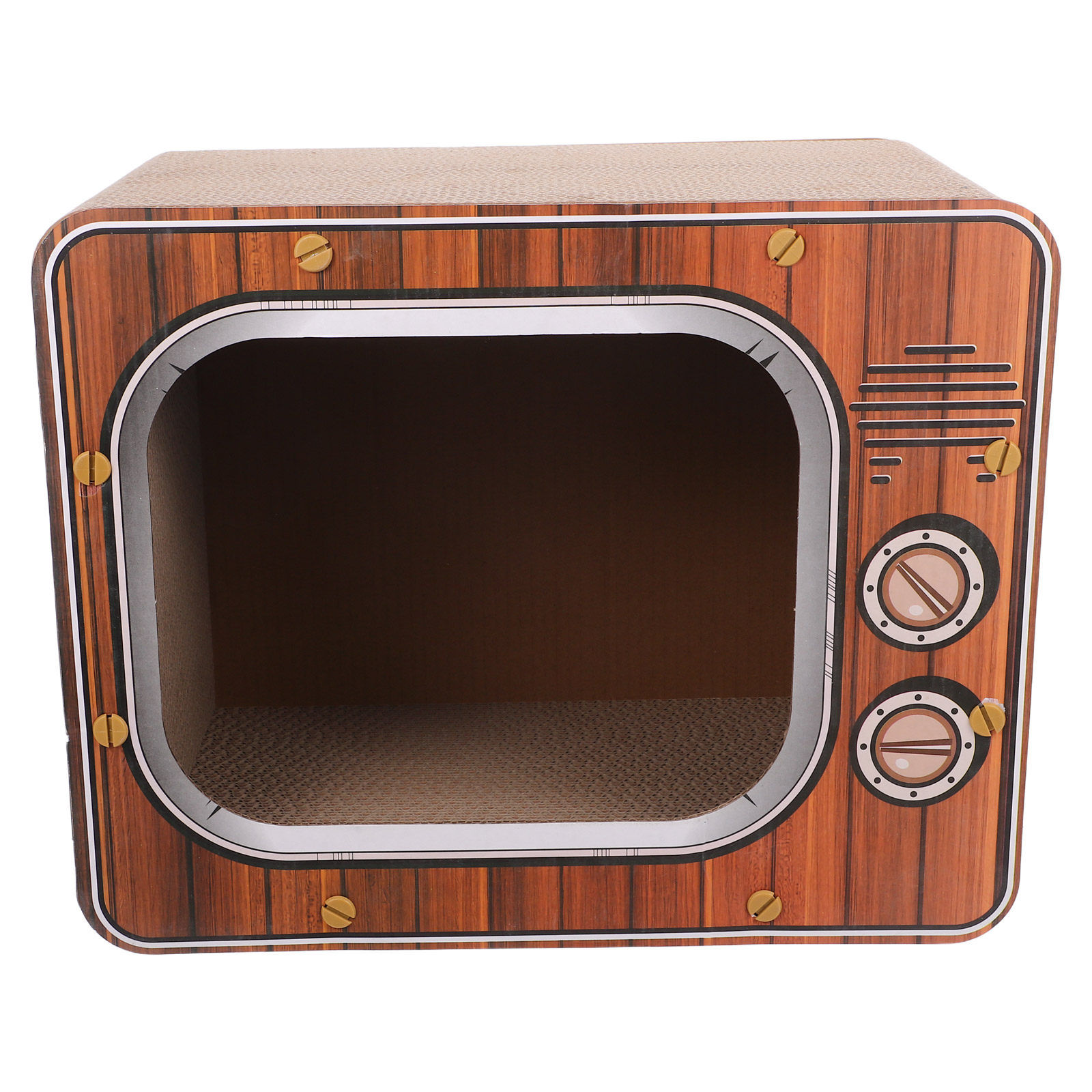 "The Purr-cast" Retro TV Cat House