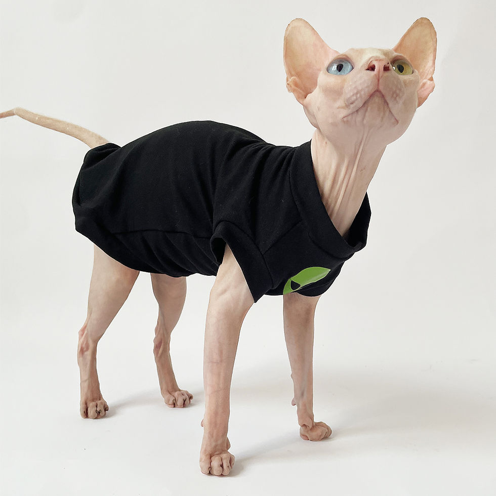 Thumbnail: Out of This World" Alien Print Cat Shirt