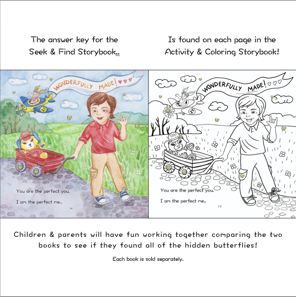 My Little Sunshine Face, Down Syndrome, Wonderfully Made Wonderfully ME! Seek & Find Storybook