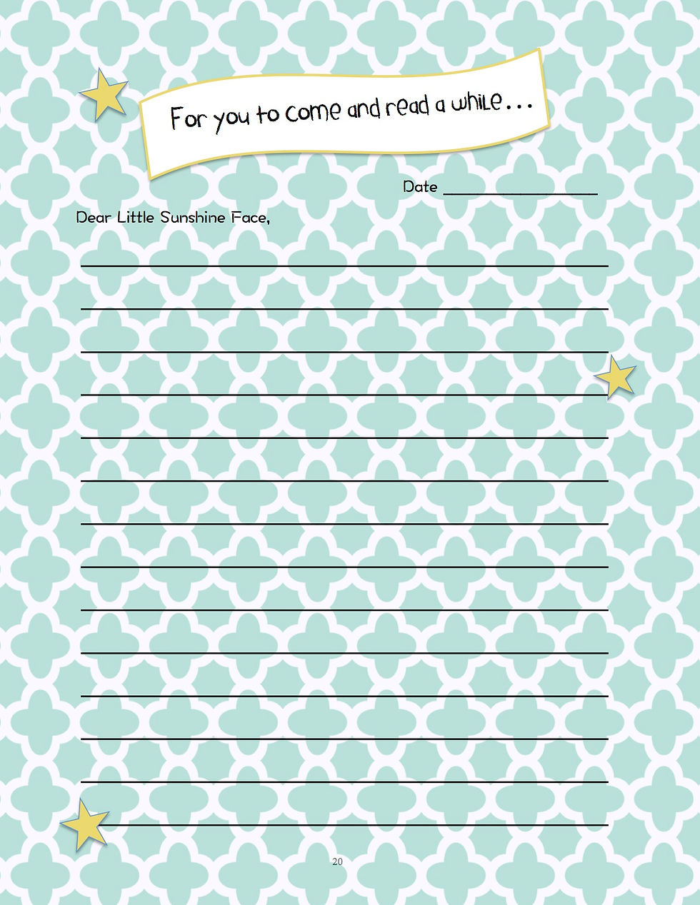Thumbnail: Letters To My LittleSunshine Face - Memory Journal Storybook (Vol. 2)