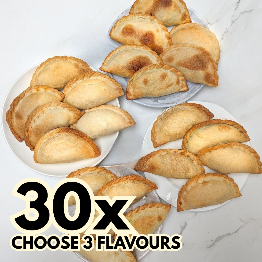30 Empanadas (3 Flavours)