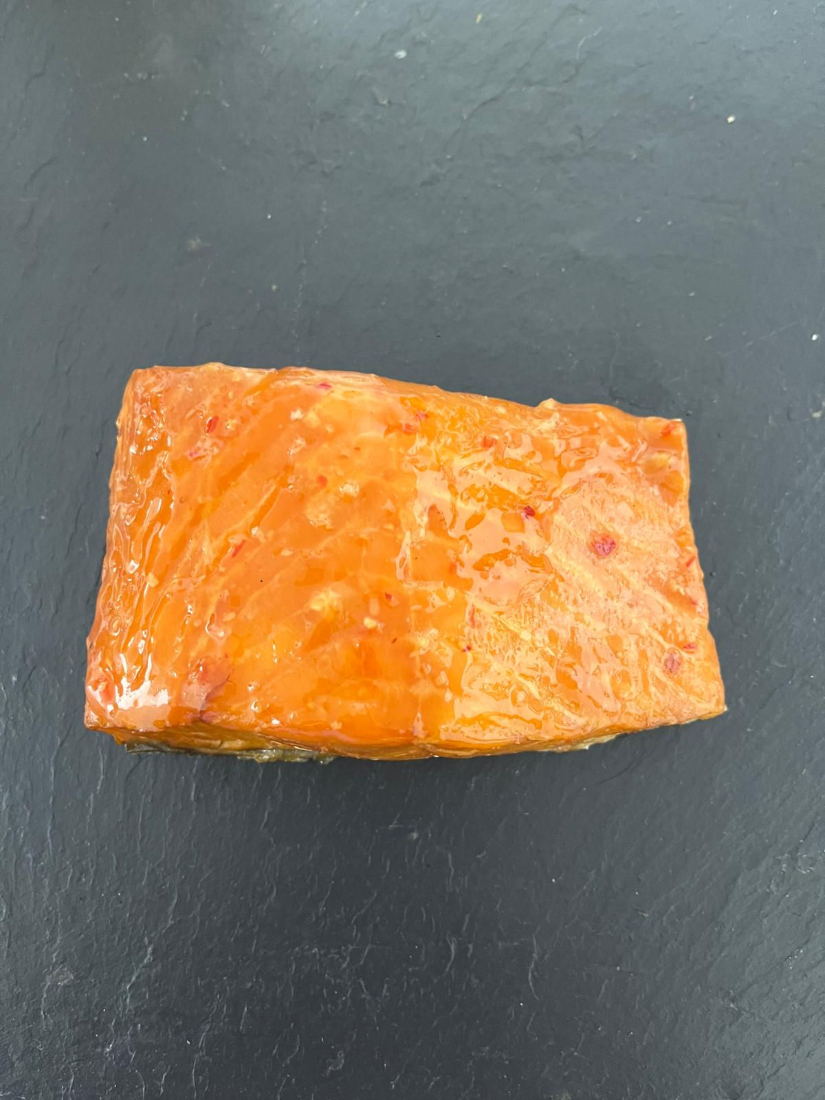 Sweet Chilli Hot Smoked Salmon Portion
