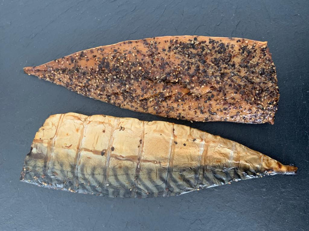 Pair of Peppered Smoked Mackerel Fillets