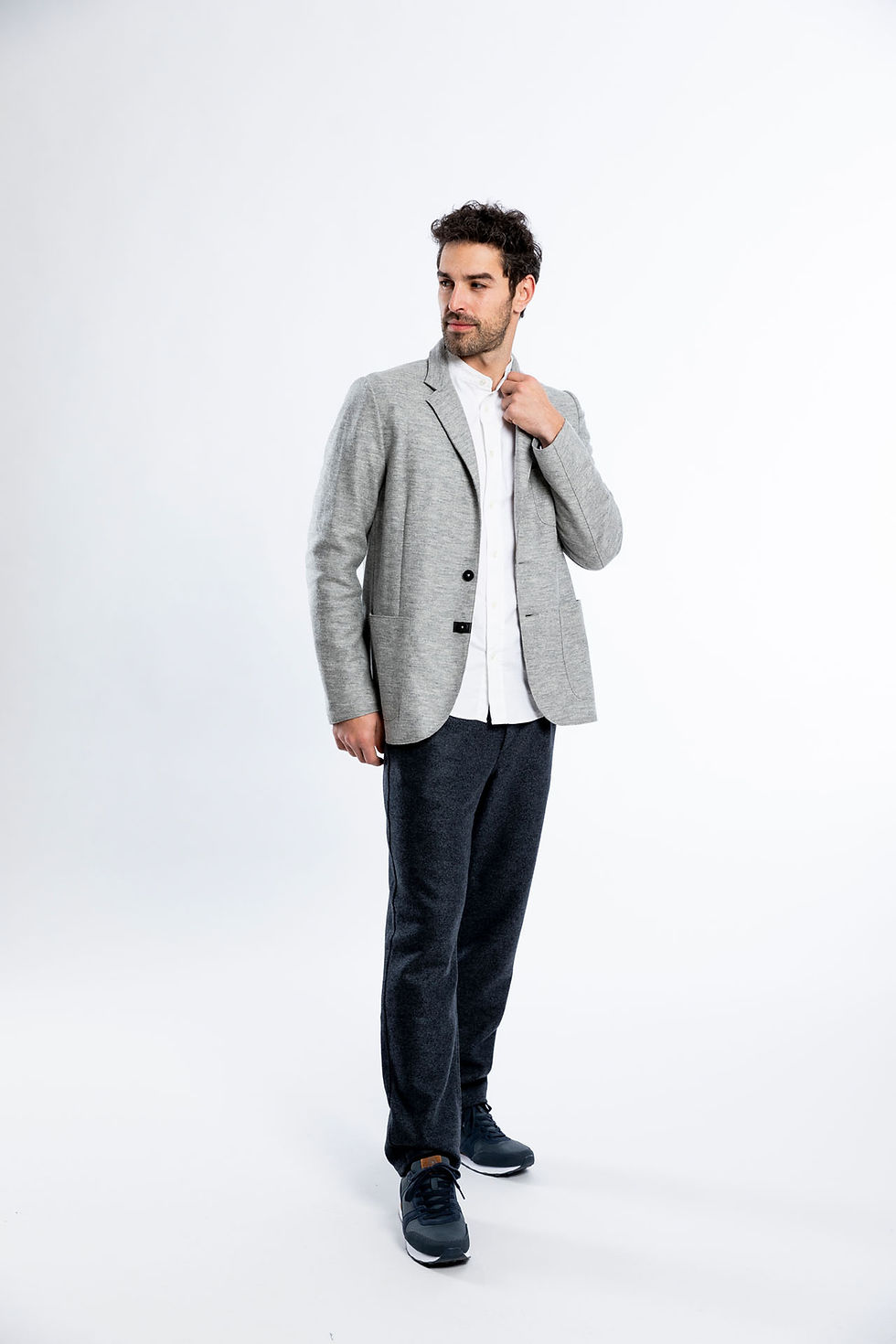 Miniaturbild: Blazer Sem, light grey mélange