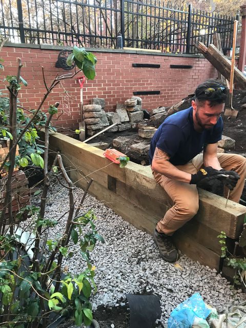 Constructing a raised patio in Boston
