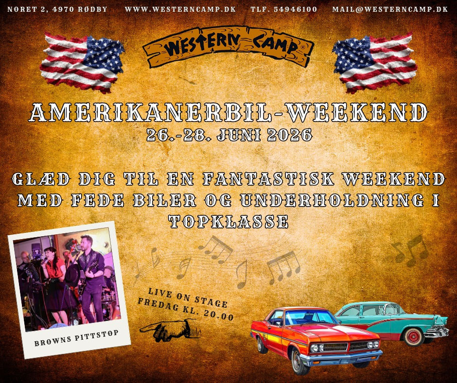 Western Camp - Amerikaner bil weekend