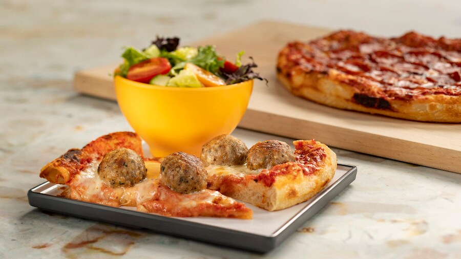 Meatball Pizza